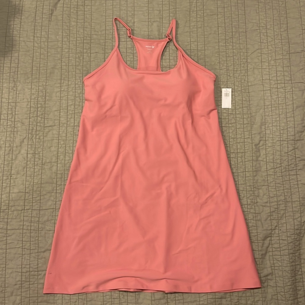 NWT - Old Navy (L) - Athletic Dress with Built In Bra - Pink